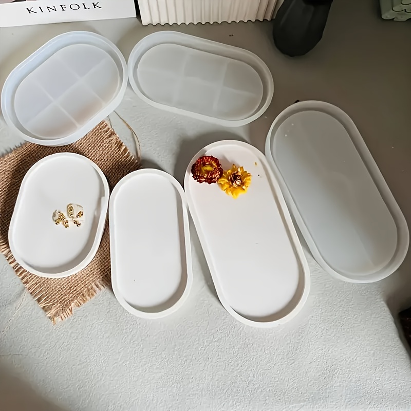 Jewelry Making Board - Ovale Silikonform für Beton, Gips und