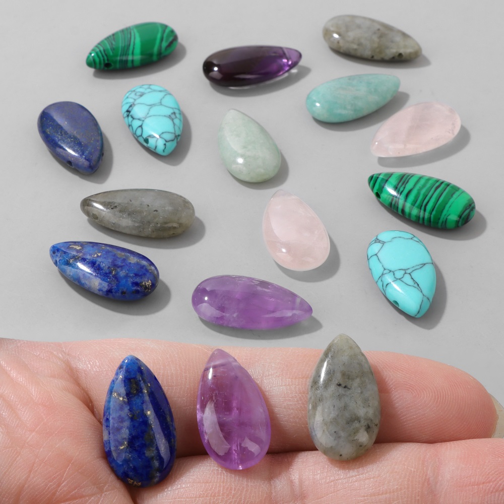2 Stück natürlicher tropfenför – Jewelry Making Gemstones Bewertung und Preis
