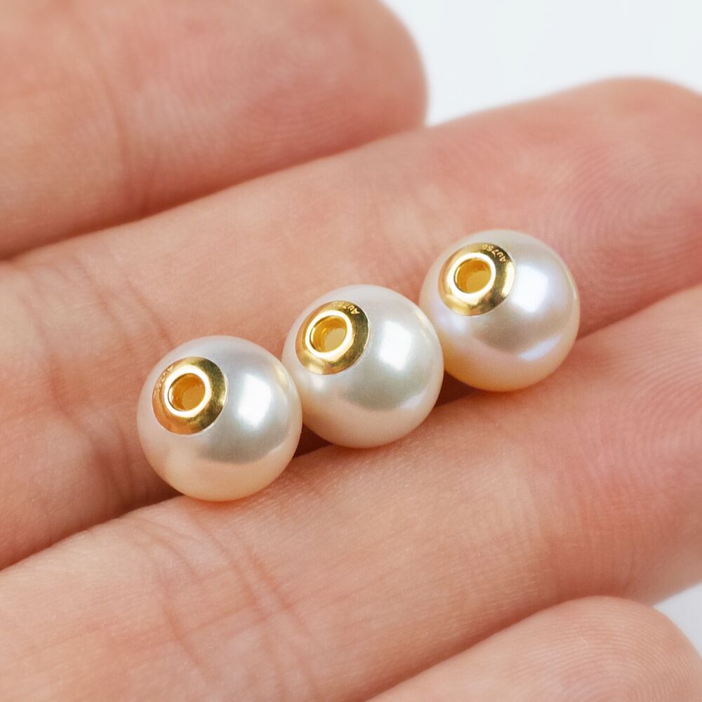 Set~Drei Stück weiße 9-10mm ja – Jewelry Making Drill Bewertung und Preis