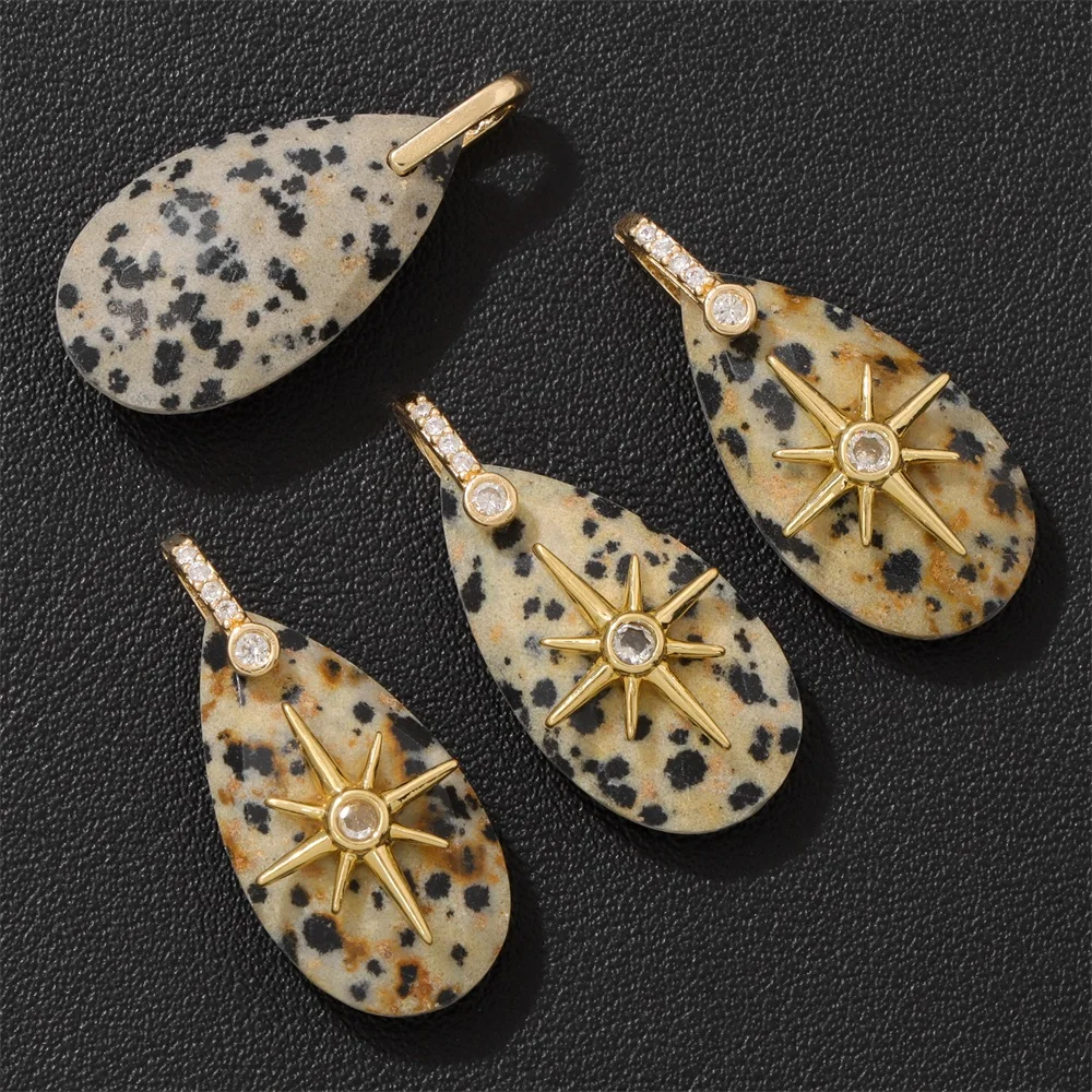 2 Stück vergoldeter Nordstern- – Jewelry Making Gemstones Bewertung und Preis