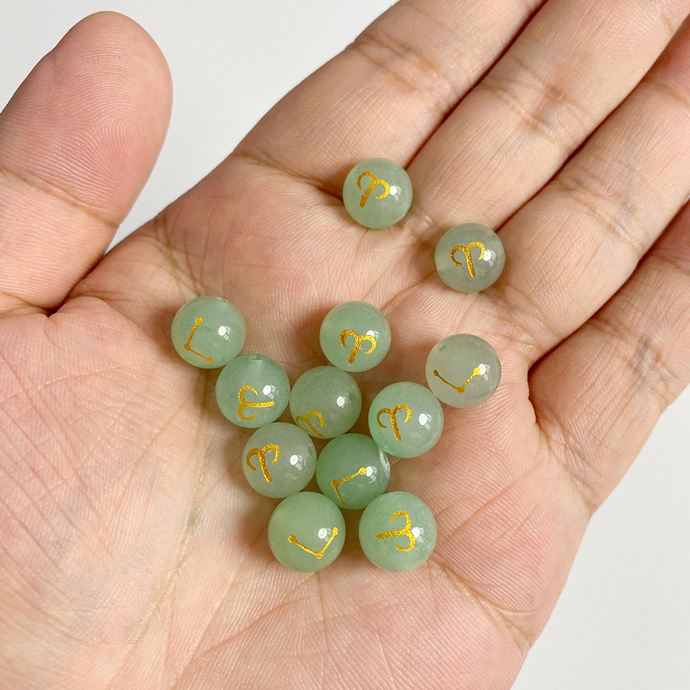 Großhandel 12 Tierkreis Mooons – Jewelry Making Gemstones Bewertung und Preis